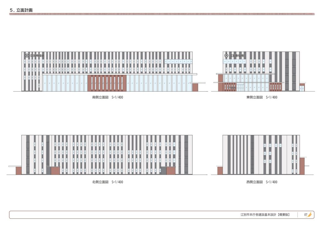 　江別市本庁舎建設基本設計（概要版）