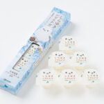 江別市の株式会社北辰フーズが発売する北海道限定土産 しらゆきシマエナガ 実寸大デザインのレアチーズケーキ